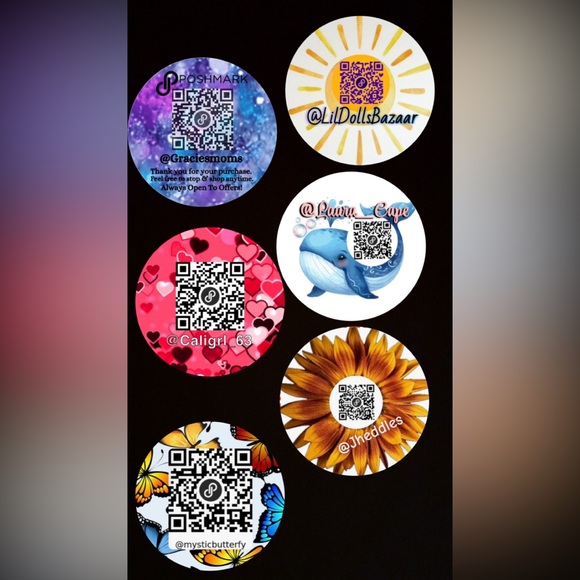 100 QR CODE STICKERS CUSTOM MADE - Picture 4 of 15